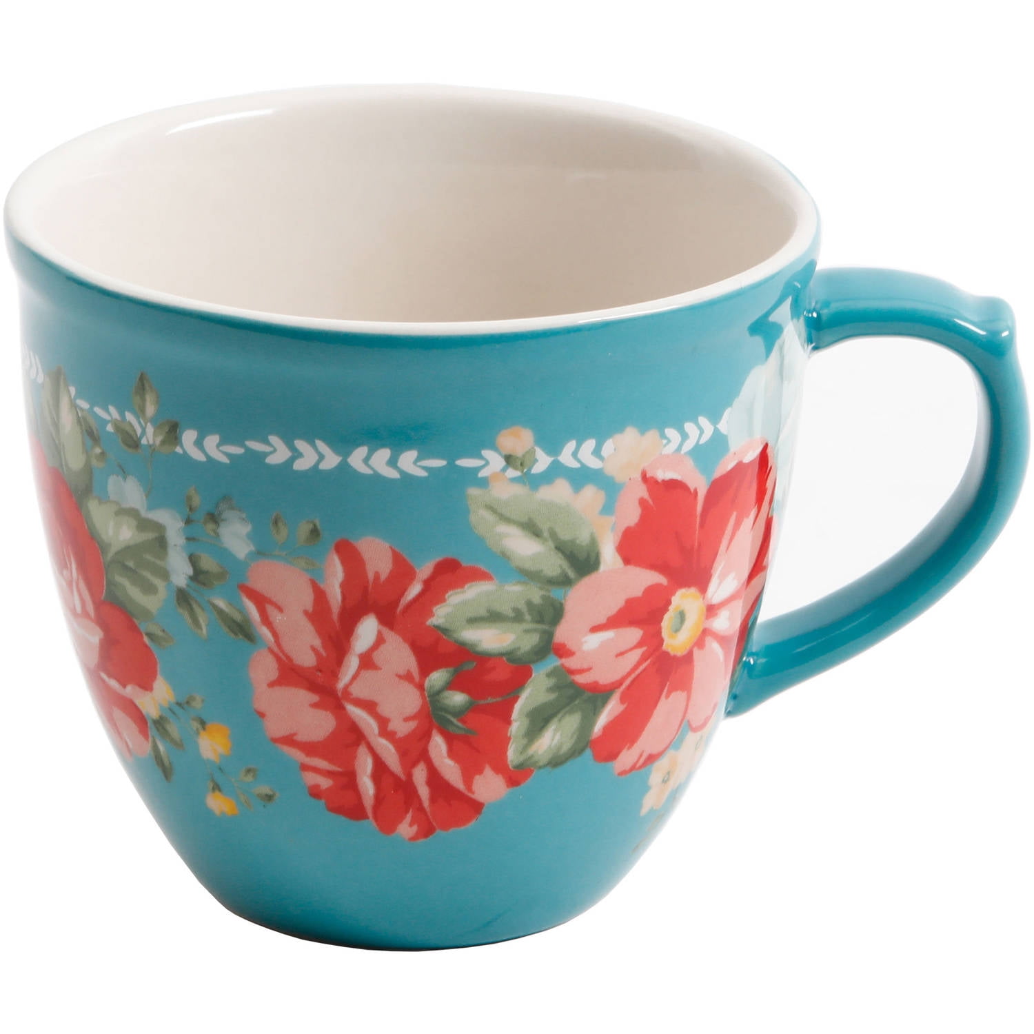 The Pioneer Woman Vintage Floral 4-Piece Mug Set, 16 fl oz - Image 7