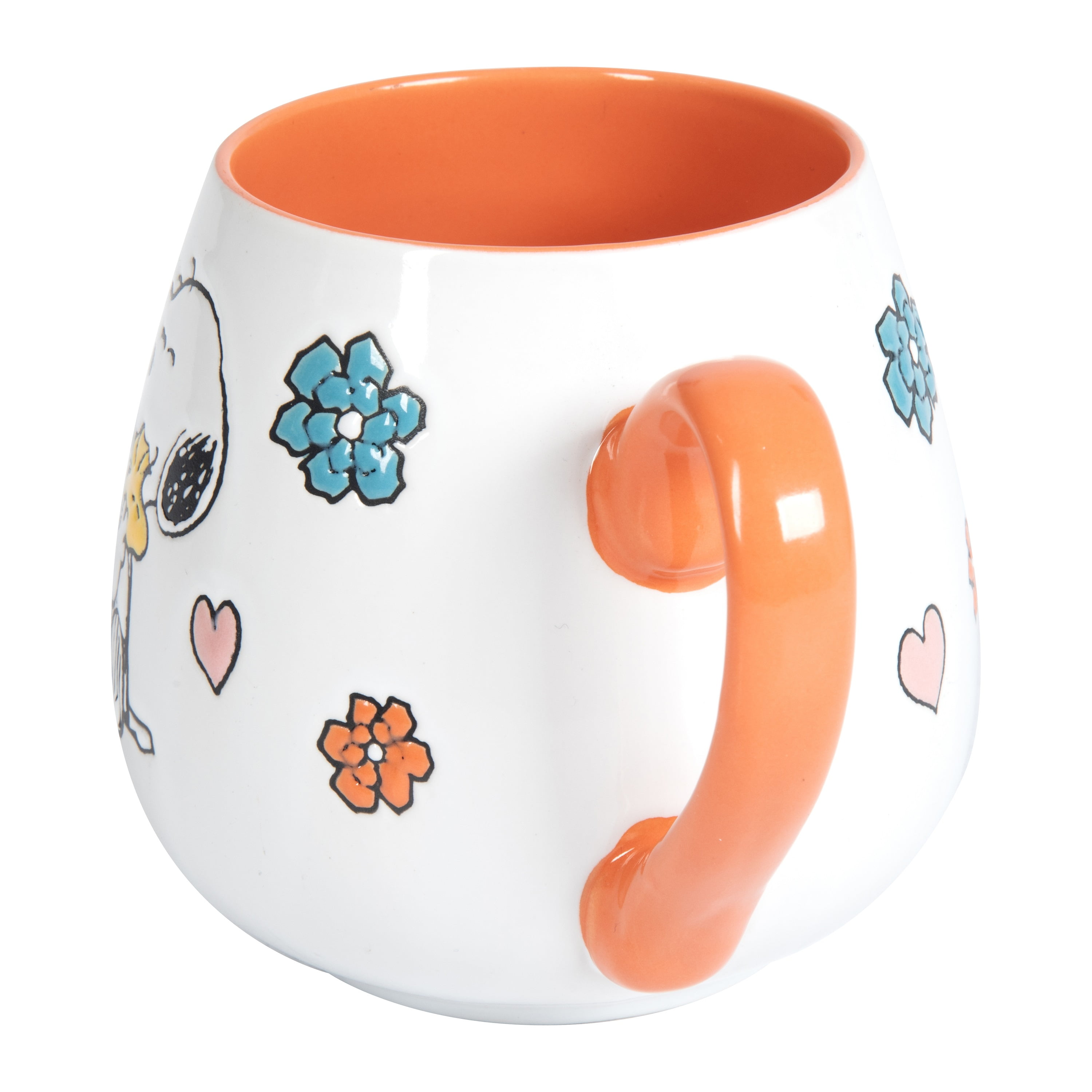 Peanuts Mother Baby Orange 20oz Ceramic Mug - Image 4