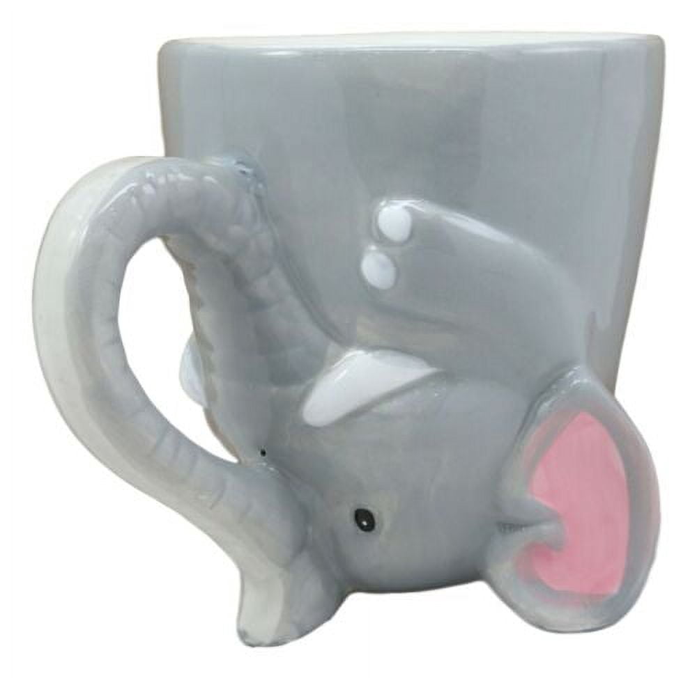 Topsy Turvy Ceramic Safari Jumbo Elephant Coffee Tea Mug Drink Cup 11oz Decor - Image 6