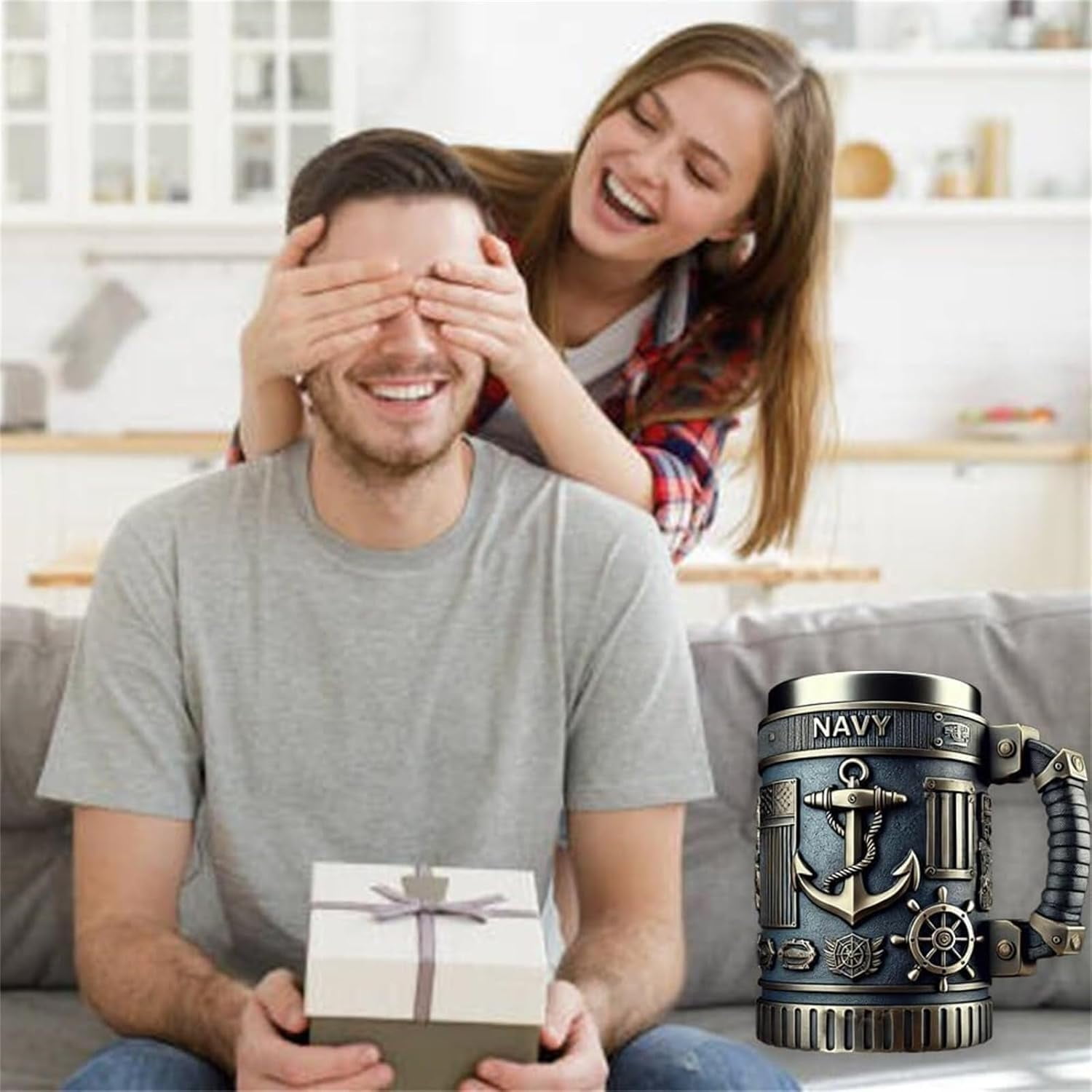 Salute Series 3D Military Coffee Mug - 15oz Hand-Painted Army Themed Ceramic Cup with Tactical Design, Veteran Appreciation Gift (Patriotic Soldier Tribute Collection - Image 3