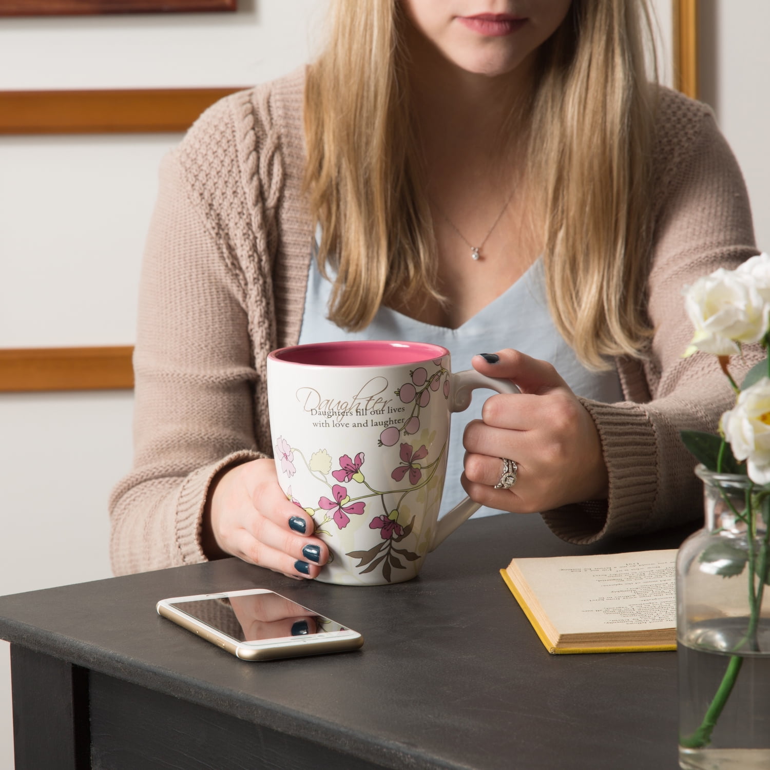 Pavilion Gift Company - Drink Decor 20 oz Daughter Coffee Mug - Image 6