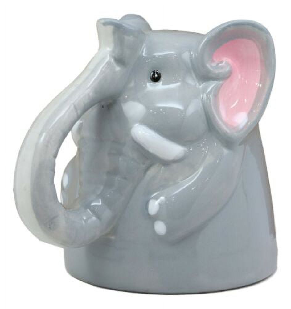 Topsy Turvy Ceramic Safari Jumbo Elephant Coffee Tea Mug Drink Cup 11oz Decor - Image 4