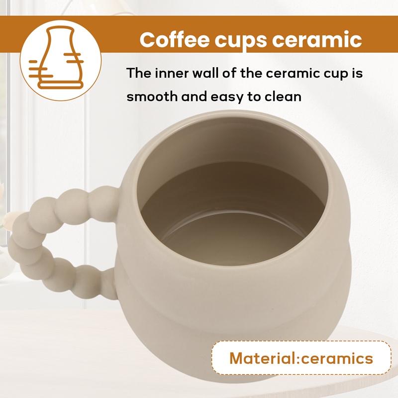 Ceramic Mug Cute Coffee Cup Nordic Home Decor Handmade Art Milk Tea Cup Home Drinkk10026 - Image 4