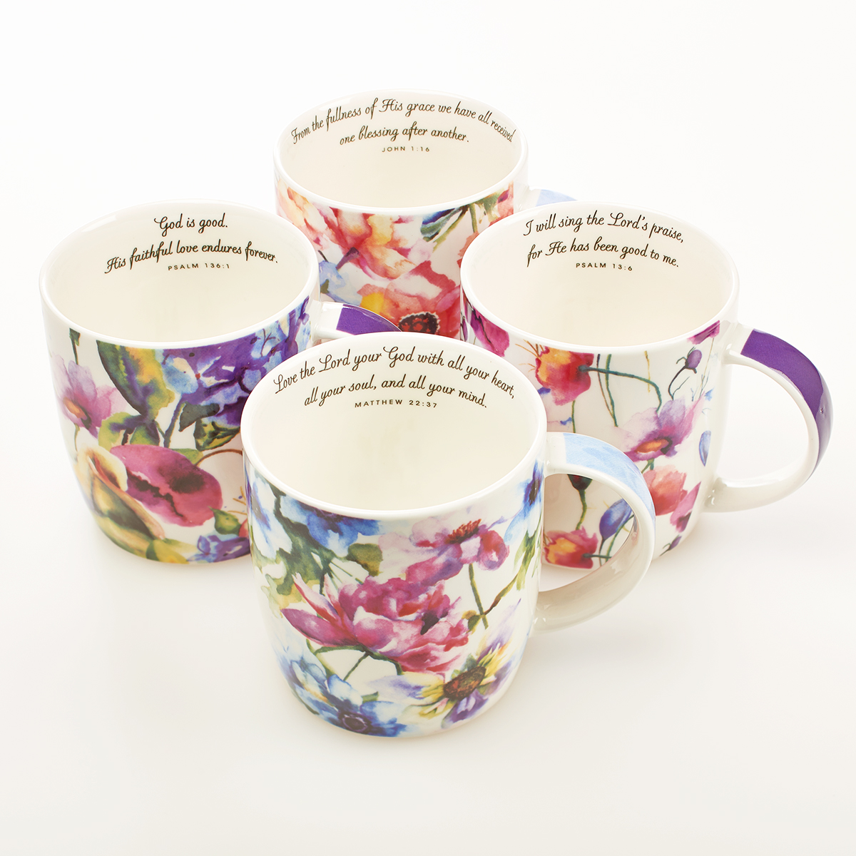 Seeds of Love Four Piece Coffee Mug Set - Image 2