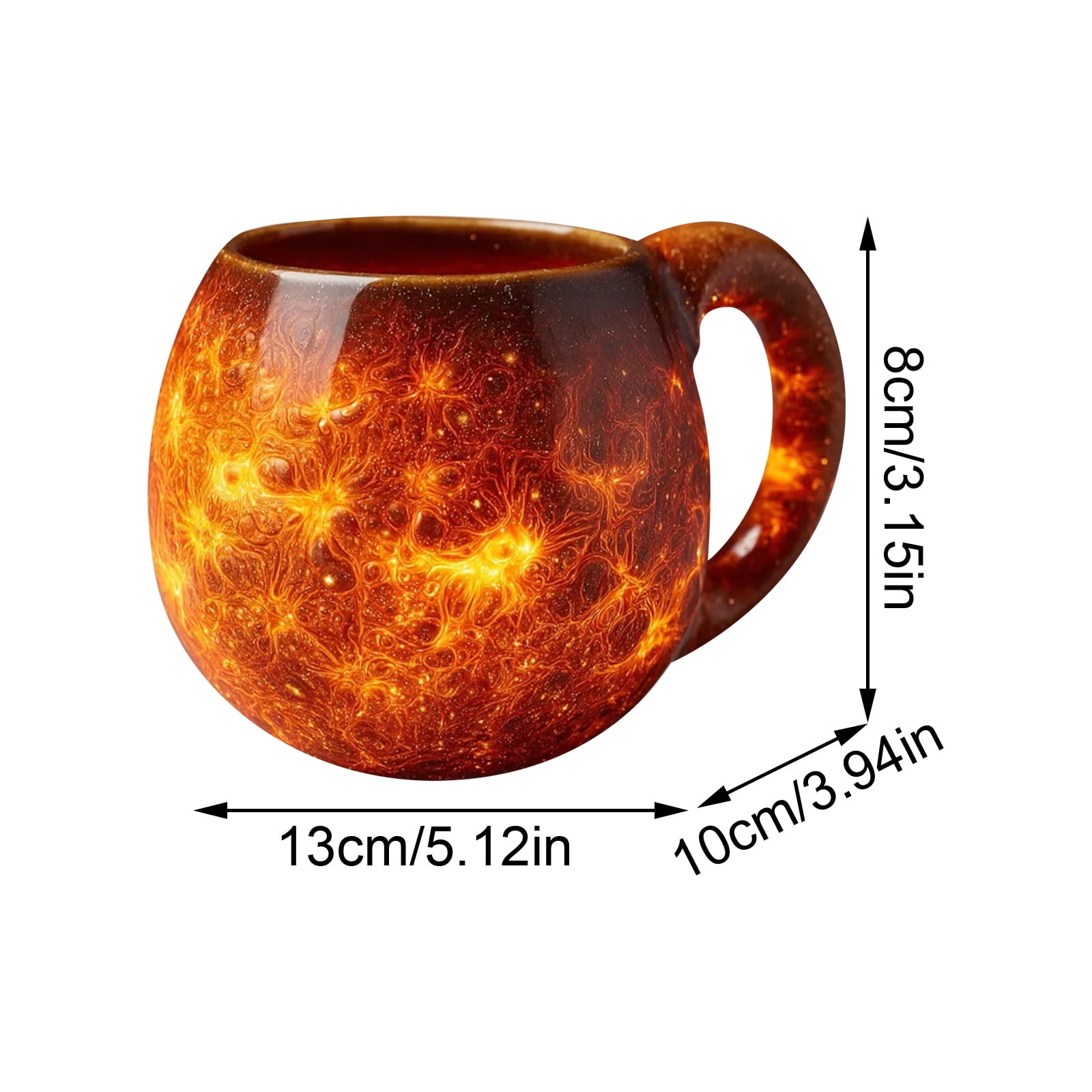 Planetary Ceramics Mug Collection Earth Themed Coffee Cup With Embossed Planet Design Food Grade Ceramic Microwave Dishwasher Safe Gift For Astronomy Lovers - Image 2