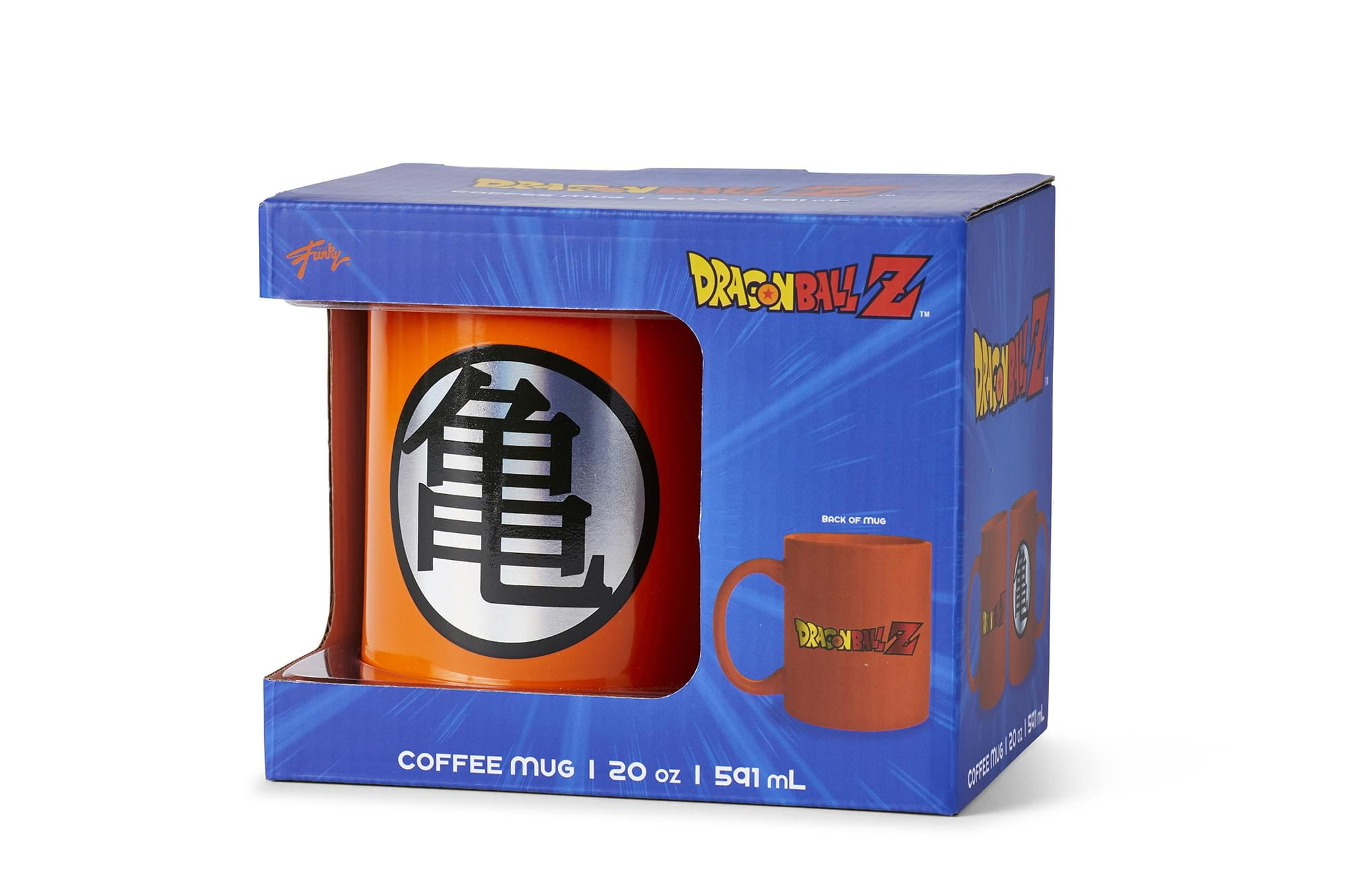 Dragon Ball Z Kame Kanji & Logo Orange Ceramic Mug | Large Cup Holds 20 Ounces - Image 6