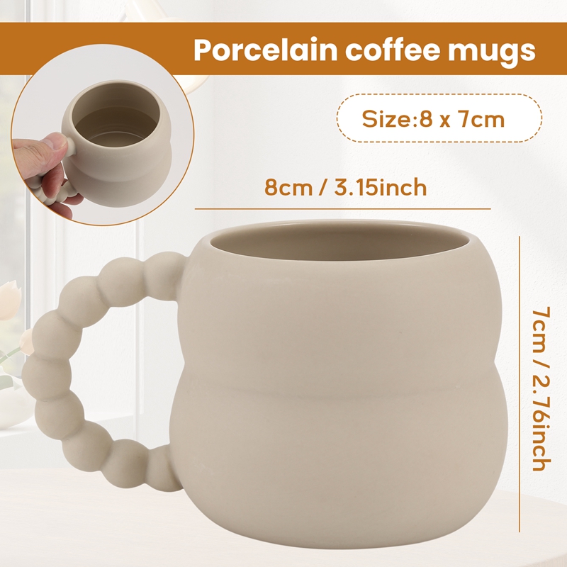 Ceramic Mug Cute Coffee Cup Nordic Home Decor Handmade Art Milk Tea Cup Home Drinkk10026 - Image 5