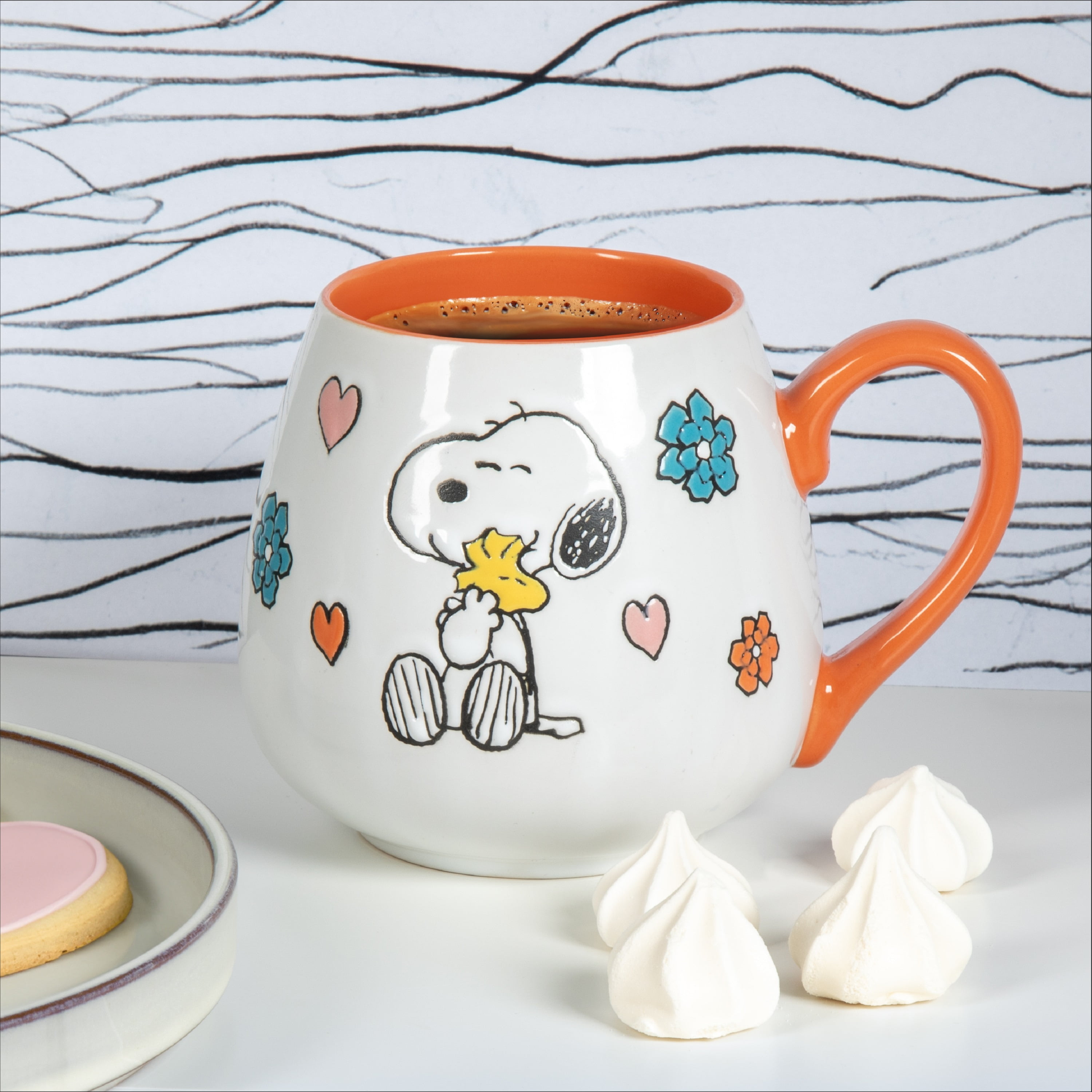 Peanuts Mother Baby Orange 20oz Ceramic Mug - Image 6