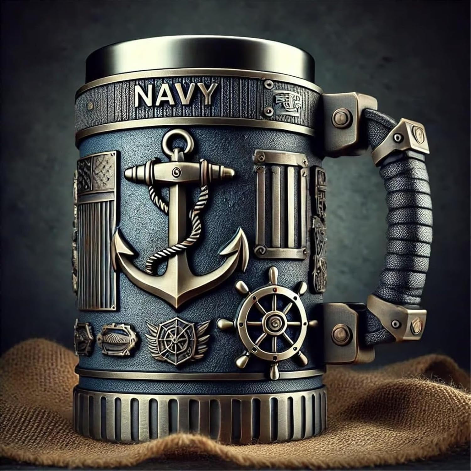 Salute Series 3D Military Coffee Mug - 15oz Hand-Painted Army Themed Ceramic Cup with Tactical Design, Veteran Appreciation Gift (Patriotic Soldier Tribute Collection - Image 5