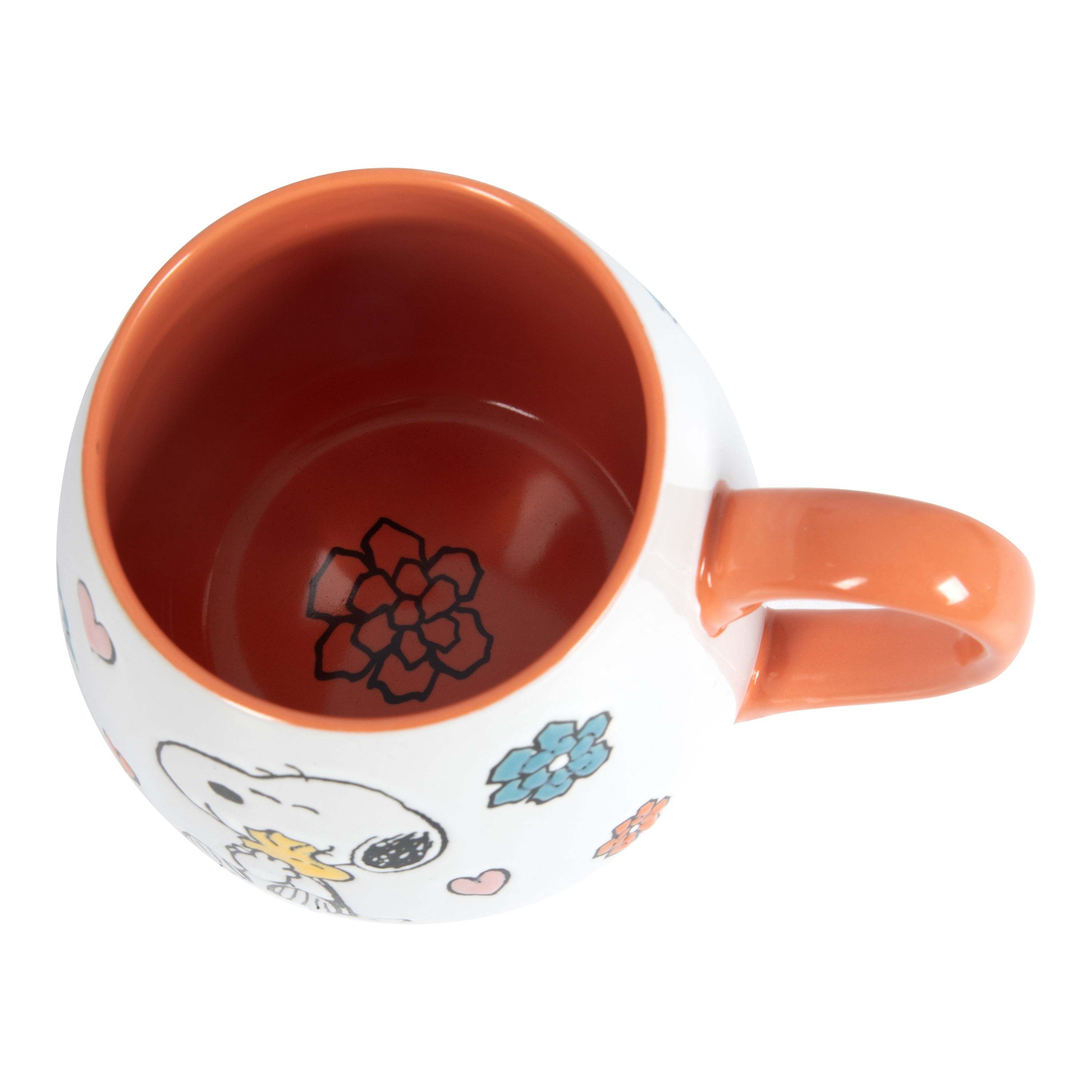 Peanuts Mother Baby Orange 20oz Ceramic Mug - Image 5