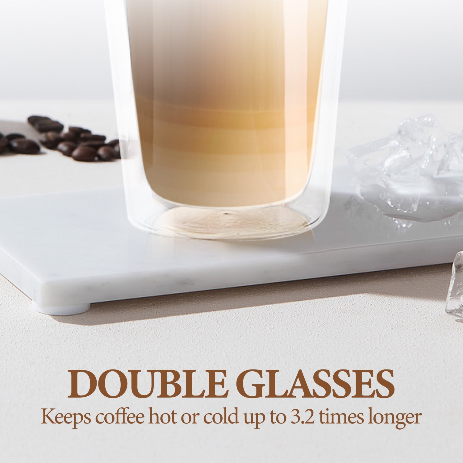 2 Piece 12oz Double Glass Coffee Mugs with Silicone Lid,Drinking Insulated Coffee Cups with Lid,clear,Dishwasher Safe Reusable - Image 8