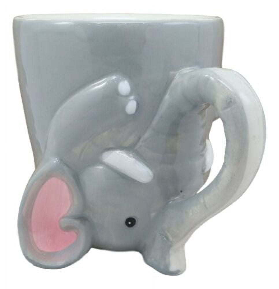 Topsy Turvy Ceramic Safari Jumbo Elephant Coffee Tea Mug Drink Cup 11oz Decor - Image 2