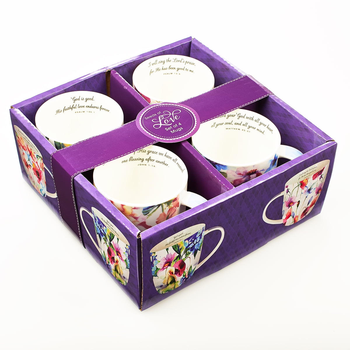 Seeds of Love Four Piece Coffee Mug Set - Image 5