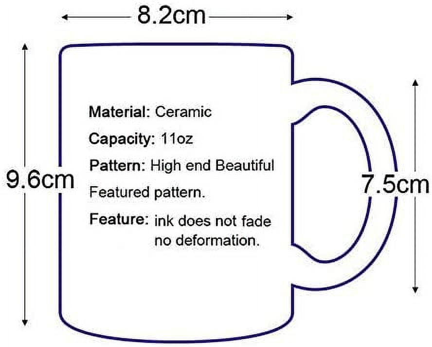 Apular Novelty Ceramic Coffee Mug Vintage Old Spice Shaving Mug Funny Mug Anniversary Birthday Christmas Gifts Tea Cups Home Decor, 11 Oz - Image 4