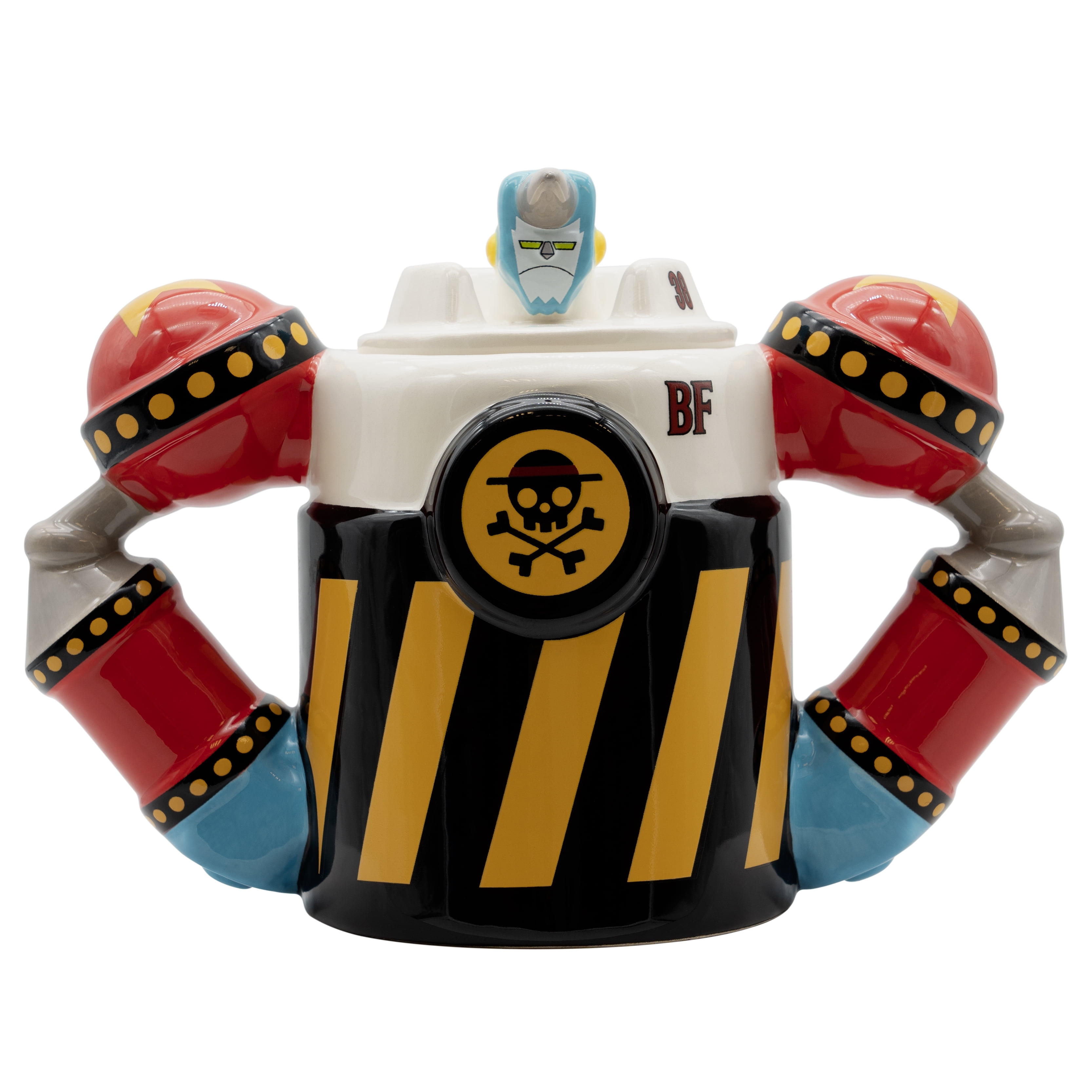 ABYstyle One Piece Iron Pirate Franky 3D Ceramic Coffee Tea Mug Anime Manga Drinkware Home & Kitchen Merch