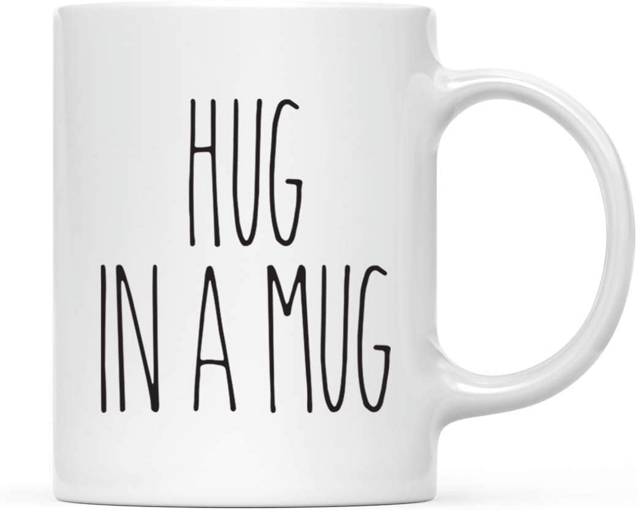 Farmhouse Rustic Fall Autumn Kitchen Decor 11Oz. Ceramic Coffee Tea Mug Gift, Hug In A Mug, 1-Pack, Includes Gift Box, Minimalist Birthday Christmas Gift Ideas Fall Coffee Cups