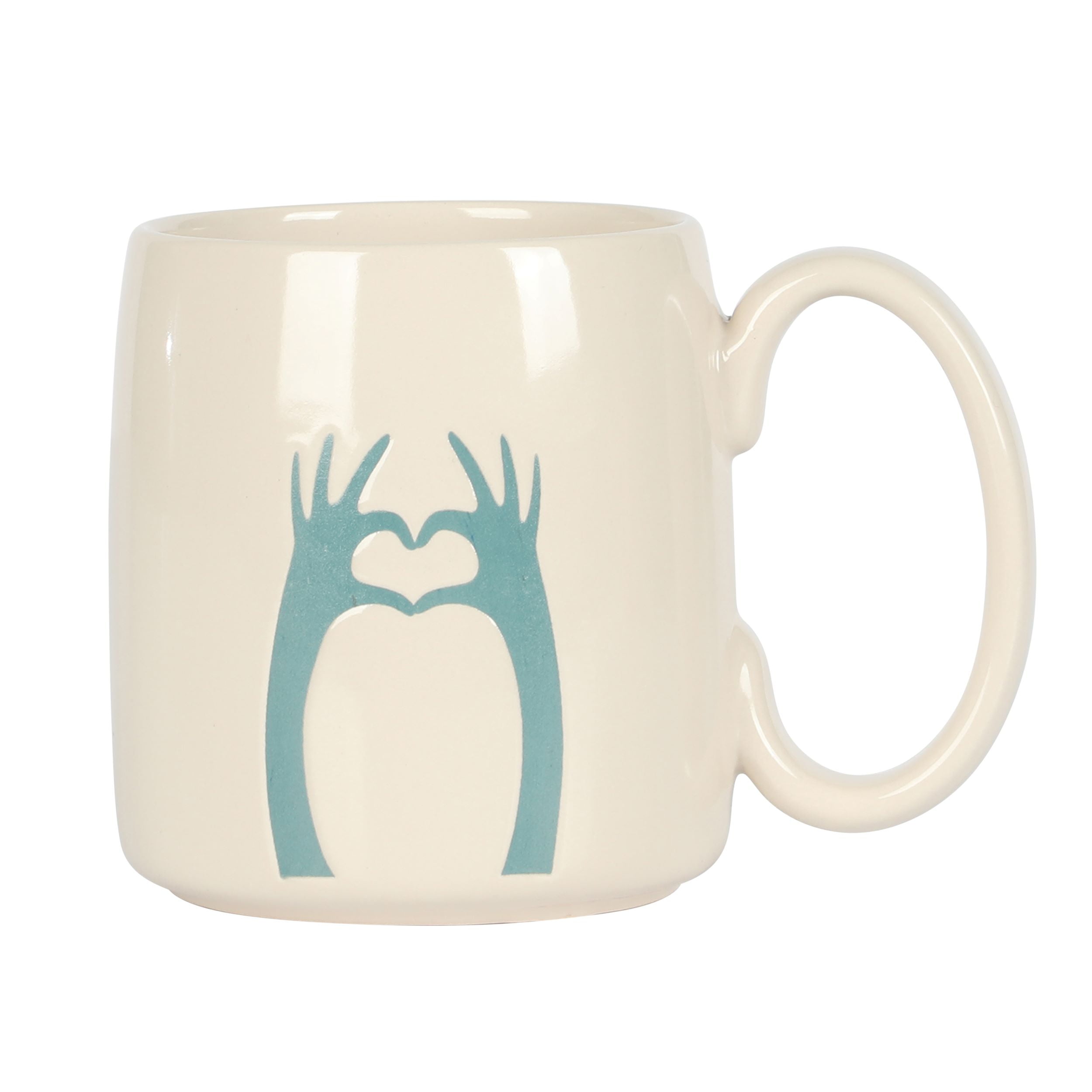 MAINSTAYS CERAMIC HEART HANDS MUG