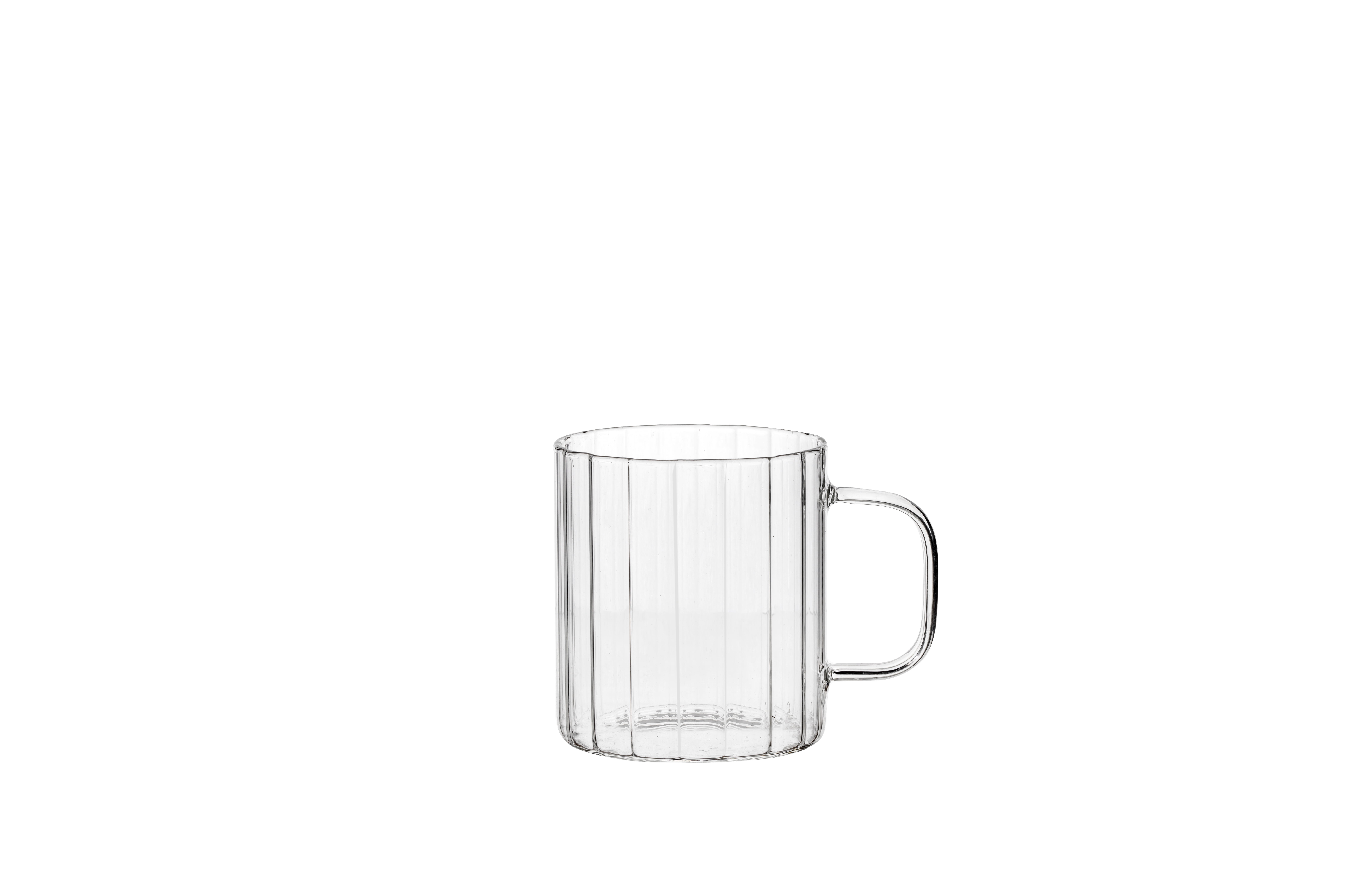 Mainstays Ribbed Glass Mug