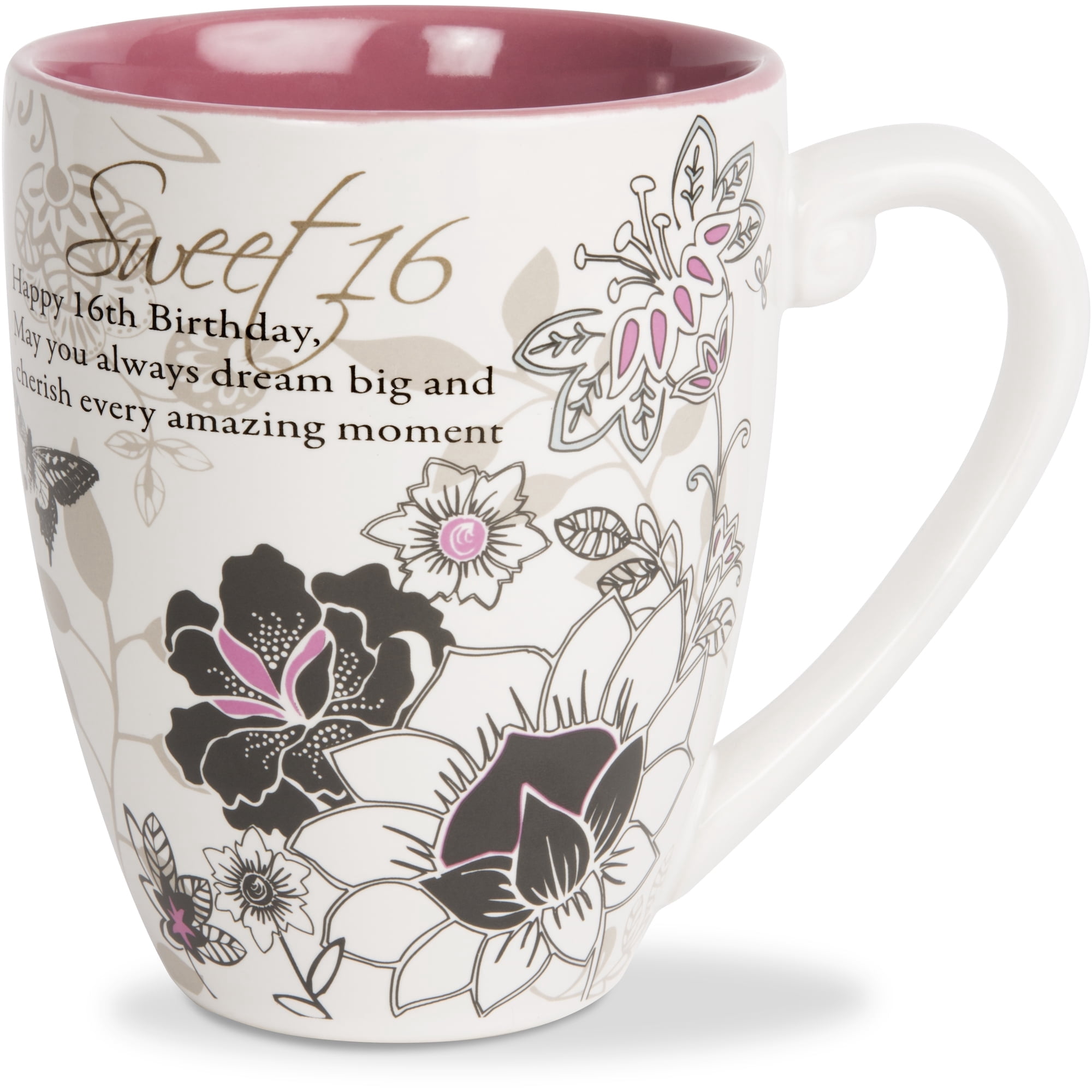 Pavilion Gift Company - Drink Decor 20 oz Sweet 16 Coffee Mug