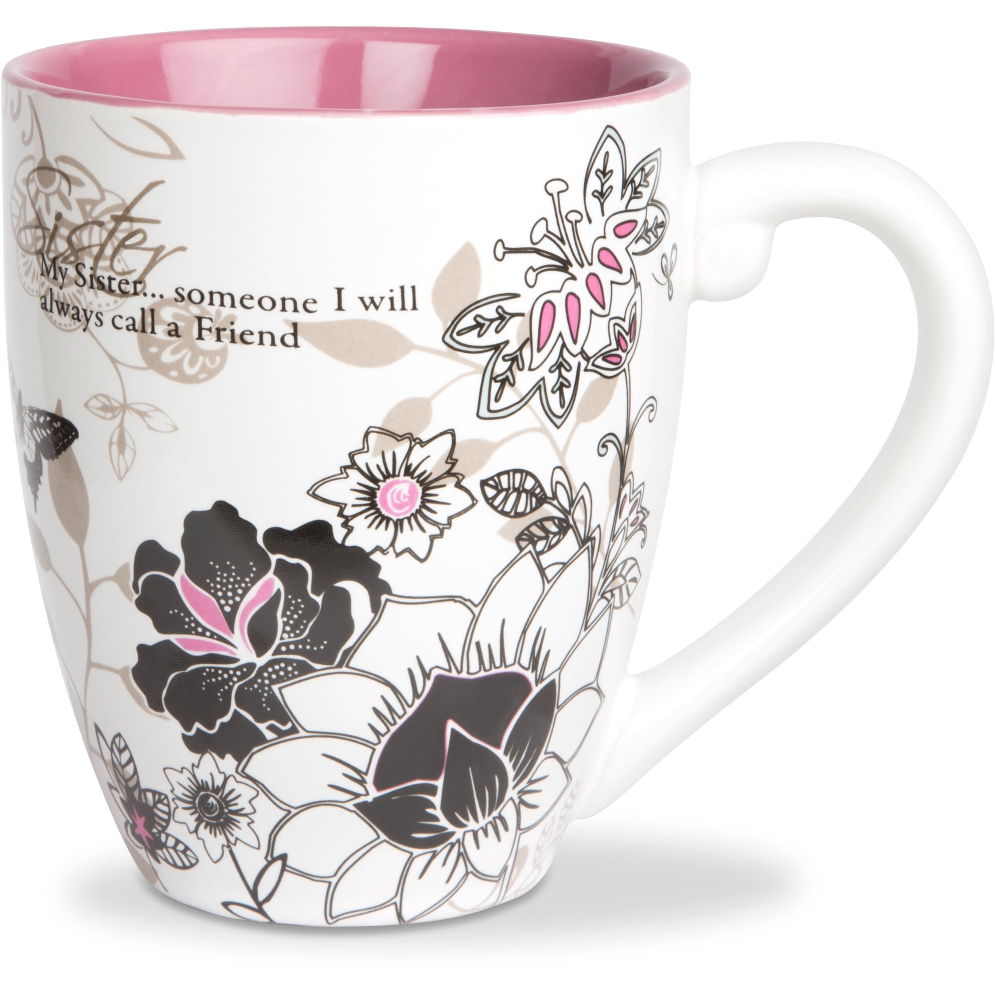 Pavilion Gift Company - Drink Decor 20 oz Sister Coffee Mug