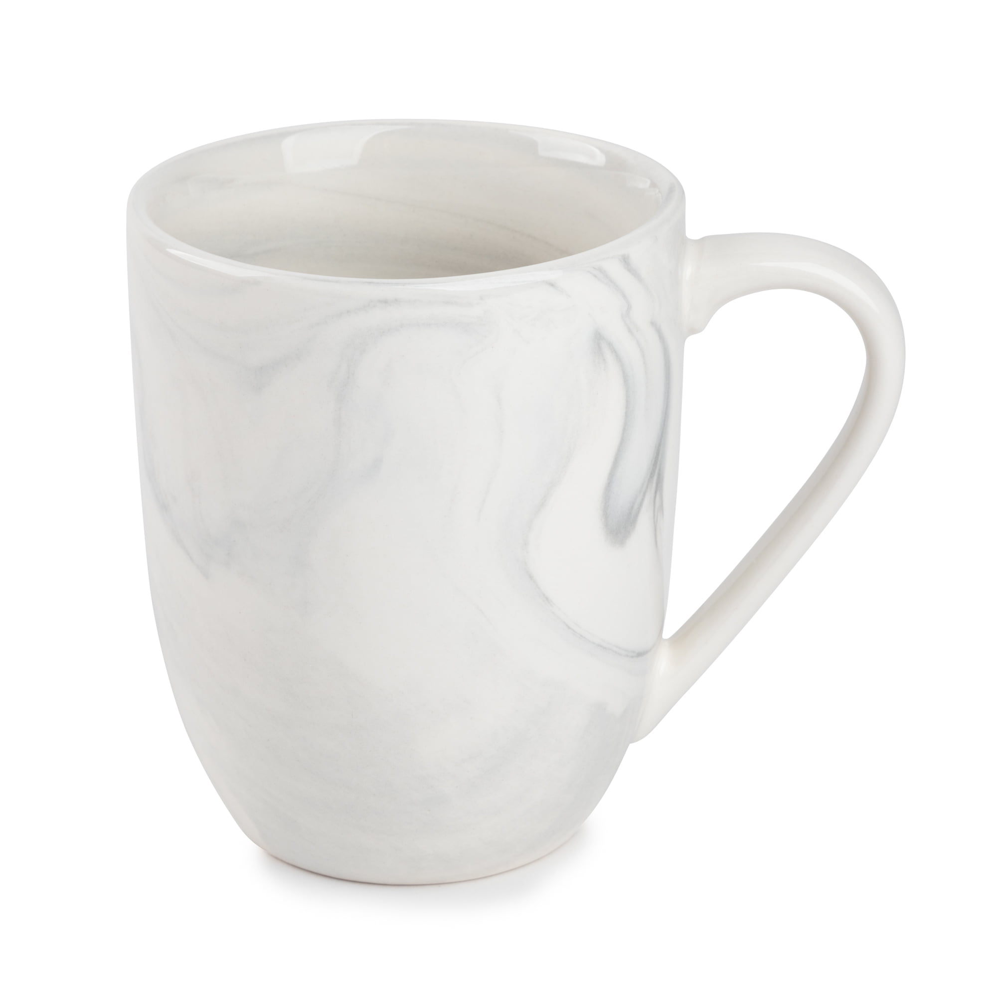 Thyme & Table 15 fl oz Grey Marble Stoneware Mug